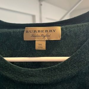 Burberry sweater green slim fit xxl